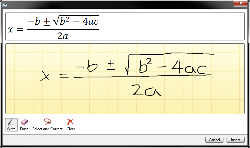 Excel Equation Editor 2
